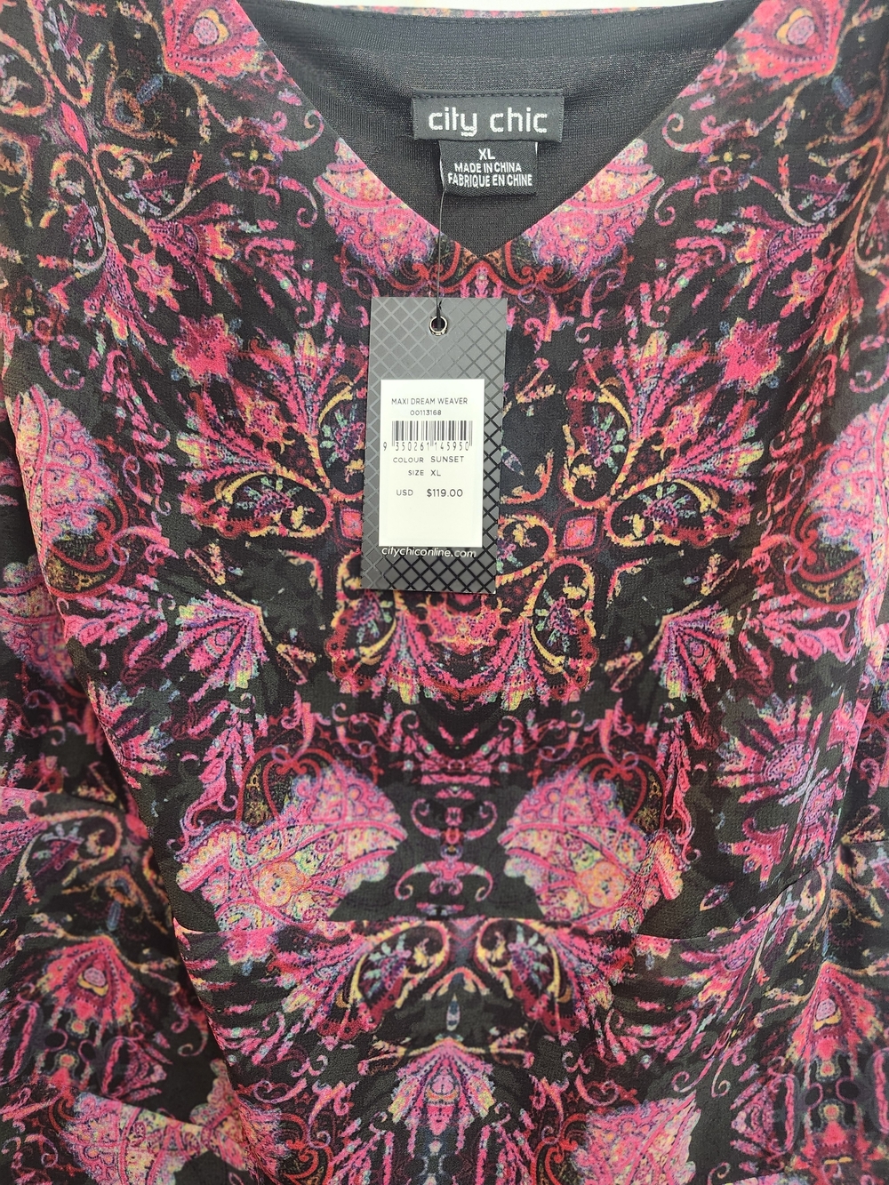 City Chic Floral Maxi Dress – Size XL (≈ Torrid 2 / 18–20) – NWT – $119 Retail - Picture 4 of 5
